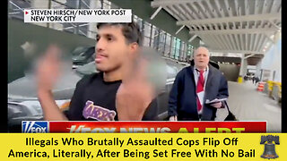 Illegals Who Brutally Assaulted Cops Flip Off America, Literally, After Being Set Free With No Bail