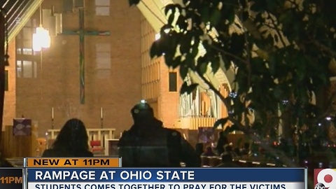 Students hold vigil for Ohio State attack victims