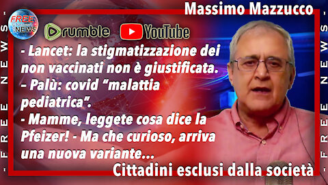 Massimo Mazzucco: Draghi, cittadini esclusi dalla società.