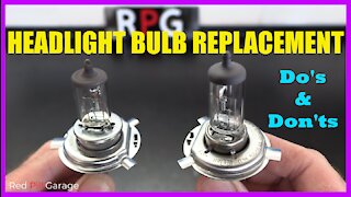 How To Replace a Headlight Bulb Easily (Detailed). Ep13
