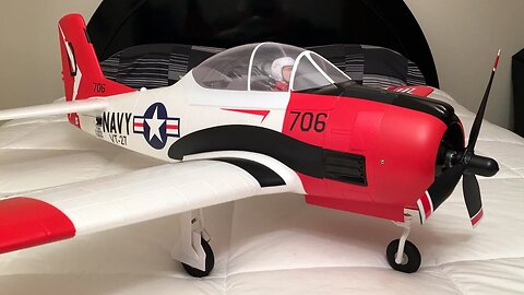 Unboxing and Review Only - 1100mm Eleven Hobby T-28 Trojan RC Warbird