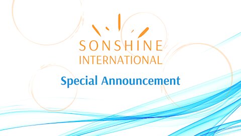 New Speaker Coming to the Sonshine Team!