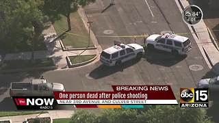 Man dead in Phoenix officer-involved shooting