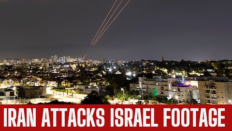 Iran Attacks Israel. Raw Footage. #israel #iran #iranattacks #iranandisrael