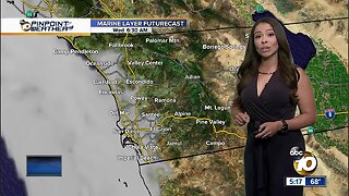 10News Pinpoint Weather with Meteorologist Angelica Campos