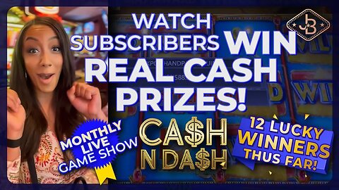 Watch Jackpot Beauties Subscribers WIN Real Cash Prizes Playing Cash N Cash! ⭐️