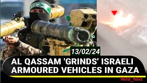 Qassam Attack on Israeli Defense Forces Vehicle - Exclusive Footage