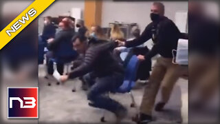 Watch: Father Attends School Board Meeting & Gets Assaulted For Not Wearing A Face Diaper