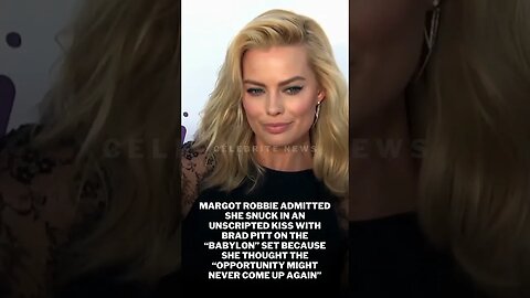 Margot Robbie Snuck In An Unscripted Kiss