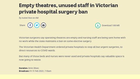 Empty theatres, unused staff in hospital surgery ban