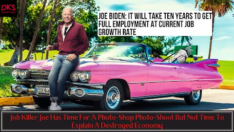 Job Killer Joe Has Time For A Photo-Shop Photo-Shoot But Not Time To Explain A Destroyed Economy