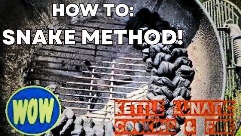 Snake Method: HOW TO in under 2 Minutes Weber Kettle
