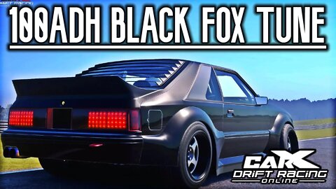 100ADH BLACK FOX DRIFT TUNE | carx drift racing online