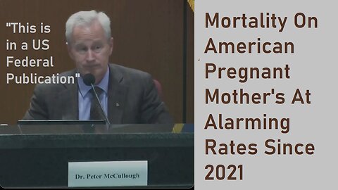 American Pregnant Mothers Dying At Alarming Rates. This Started In 2021.