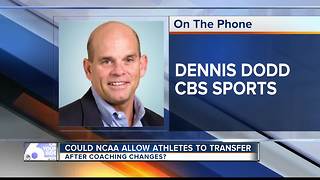 Could NCAA athletes be allowed to transfer with coaching changes?