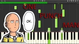 One Punch Man - Sad Theme (Synthesia piano tutorial)