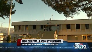 Thousands of gallons of water used daily for Douglas border wall project