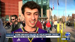 Colorado basketball fans react to loss of NBA legend Kobe Bryant