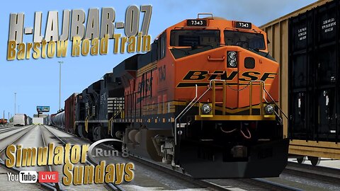 Run 8 Live | H-LAJBAR-07 | Road Train to Barstow