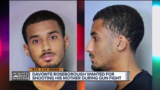 Detroit's Most Wanted: Davonte Roseborough is accused of shooting his own father