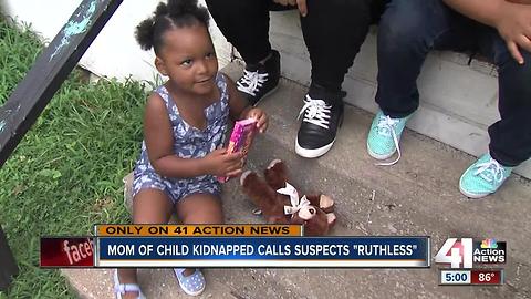 Mom of three-year-old girl taken in stolen car speaks out
