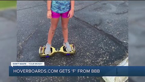 Hoverboards.com gets 'F' from Better Business Bureau