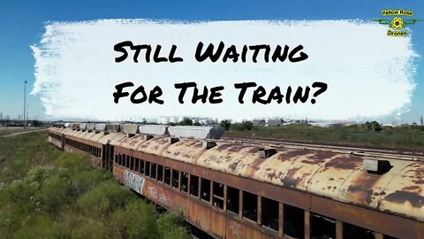 Still Waiting for the Train? Abandoned Passenger Train Cars Found in Galveston Texas #djimini3pro