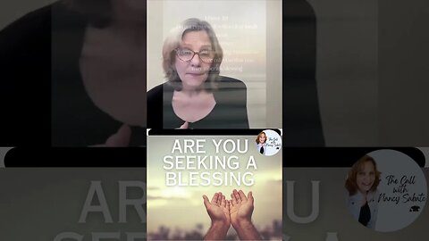 ARE YOU SEEKING A BLESSING?