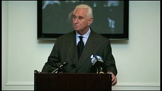Roger Stone holds news conference in Boca Raton
