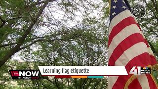 Lenexa Boy Scout troop retires American Flags with honor