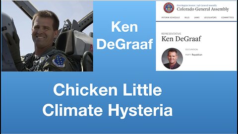 Ken DeGraaf: Frmr fighter pilot/now CO Rep. on Chicken Little climate hysteria | Tom Nelson Pod #180