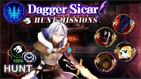 Epic Seven [Android] - Dagger Sicar / 100% Hunt Missions (Easy & Normal)