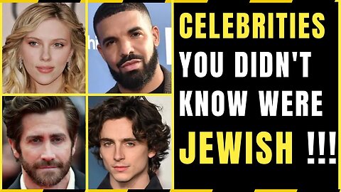 Celebrities you Didn't Know were Jewish!