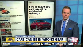 Ford adds 270,000 cars to recall for unintended rollaways