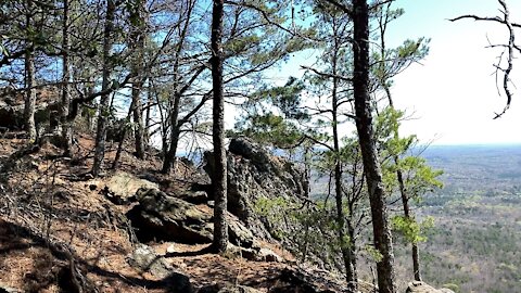 Hiking tour of Crowders Mountain State Park, NC