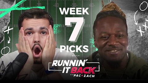 Week 7 NFL Picks, Predictions, & Best Bets with Adam ‘Pacman’ Jones & Mystic Zach: Runnin’ It Back