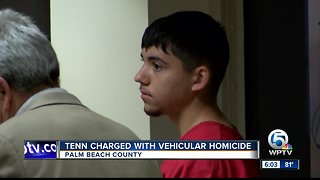 Teen charged with vehicular homicide in Palm Springs crash