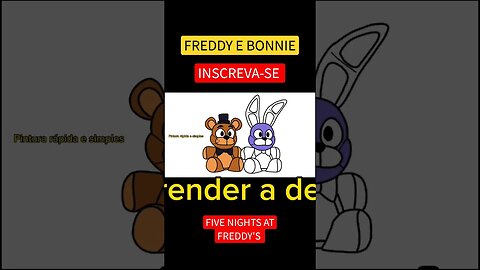 COMO DESENHAR FREDDY FIVE NIGHT AT FREDDYS 