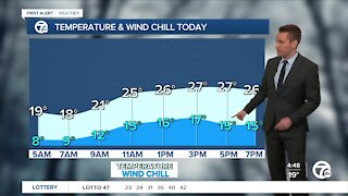 Metro Detroit Forecast: Single-digit wind chills this morning, brighter skies