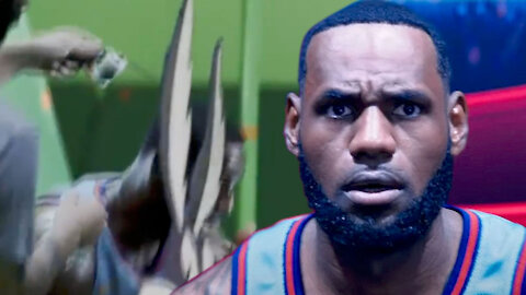 Leaked Space Jam Footage Shows LeBron James Getting His Hairline Spray-Painted On