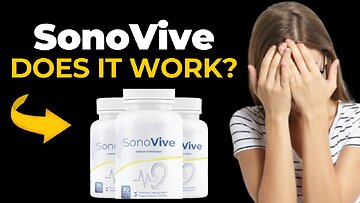 Sonovive ((⛔️⚠️HIGH ALERT!!⛔️⚠️)) Sonovive auditory infection - Sonovive amazon - Sonovive reviews