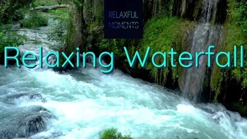 Relaxing Waterfall | Blue Noise | Sounds of a Waterfall for Relaxation and Focus