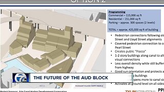 FIRST LOOK: Early designs for North Aud Block at Canalside shared by ECHDC
