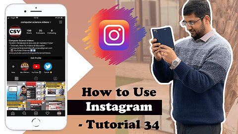 How to USE Instagram on iPhone - Download Your Own IG Story On Instagram | Tutorial 34