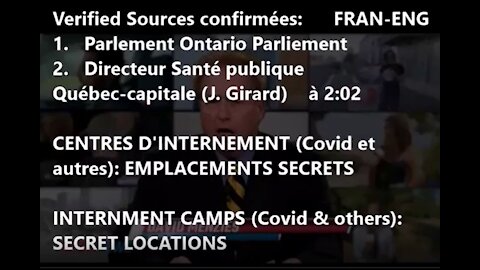 (Fran _ Eng) Canada + Québec: Isolation sites _ Lieux d'isolement