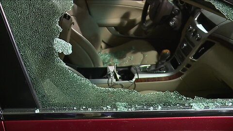 Crooks smash the windows of multiple cars in Cleveland Heights