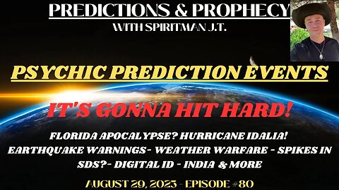 PSYCHIC PREDICTION EVENTS | IT'S GONNA HIT HARD! FLORIDA APOCALYPSE | IDALIA | EARTHQUIAKES | SDS?