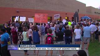 People gather for vigil to speak out against hate