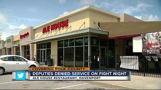 Deputies allegedly turned away at restaurant