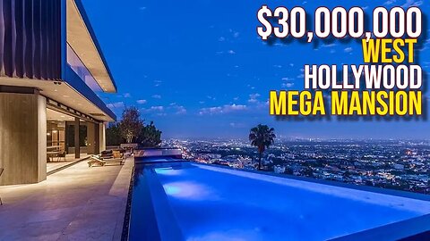 Touring $30,000,000 West Hollywood Mega Mansion
